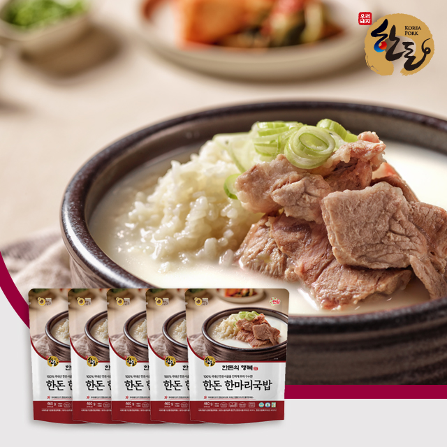 썬팜몰,한돈 한마리국밥 5팩세트 (실온)